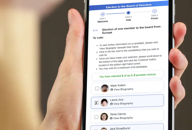 Online Voting Solutions for Elections | PIN Communications